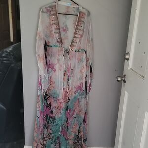 Floral Sheer kamono